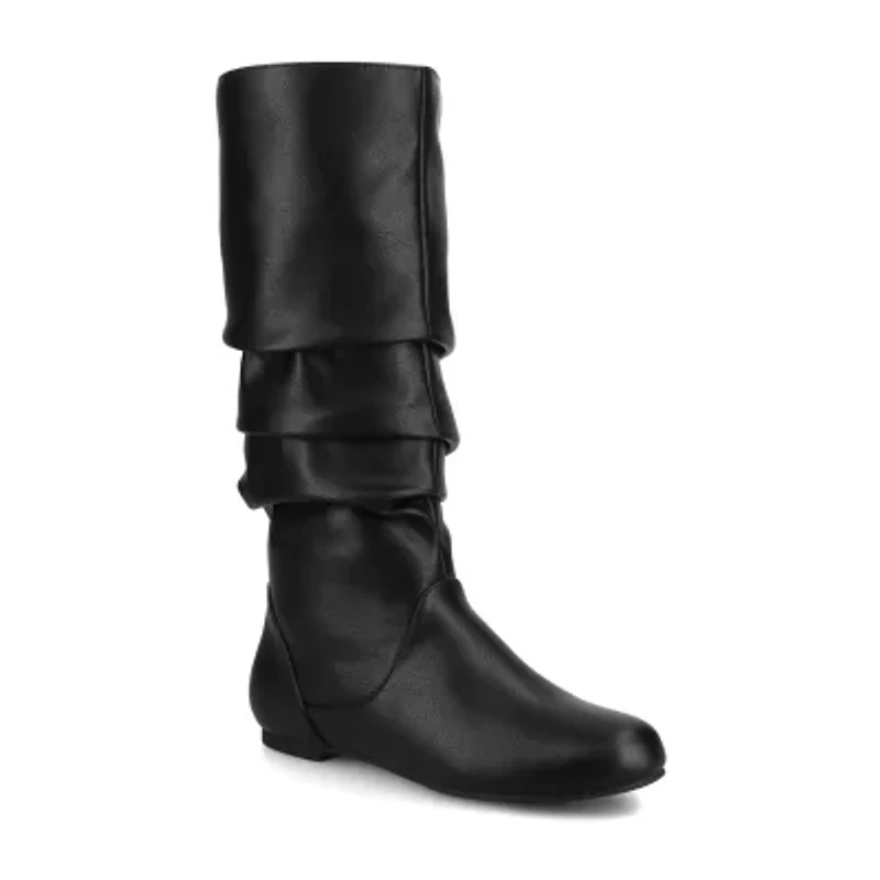 Journee Collection Womens Jayne Flat Heel Slouch Boots