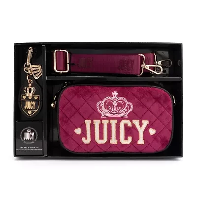 Juicy By Juicy Couture Crowning Glory Velour Slim Crossbody Bag