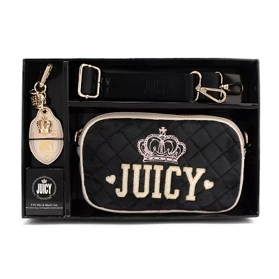 Juicy By Couture Crowning Glory Velour Slim Crossbody Bag