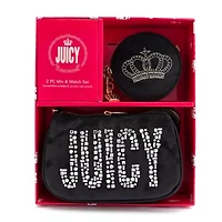 Juicy By Couture Shine Bright Velour Wristlet