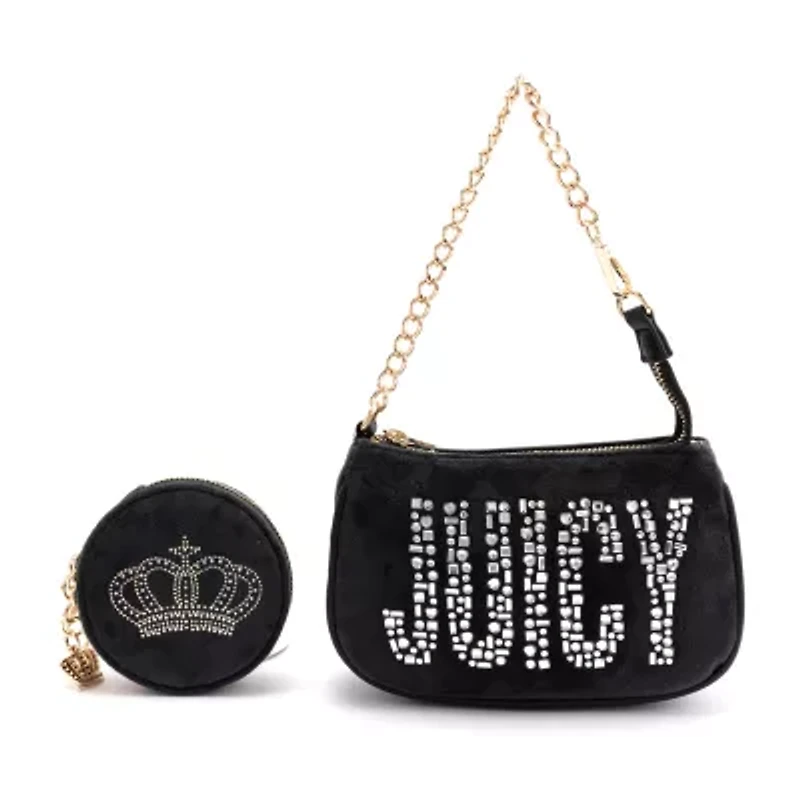 Juicy By Couture Shine Bright Velour Wristlet