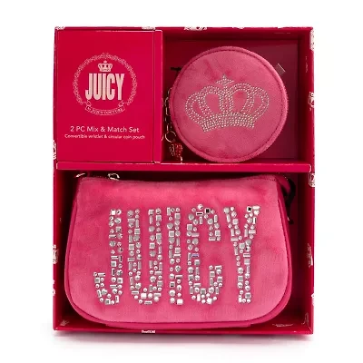 Juicy By Couture Shine Bright Velour Wristlet