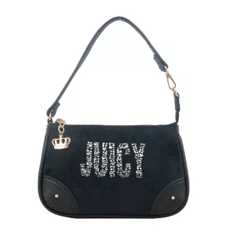 Juicy By Couture Shine Bright Velour Wristlet