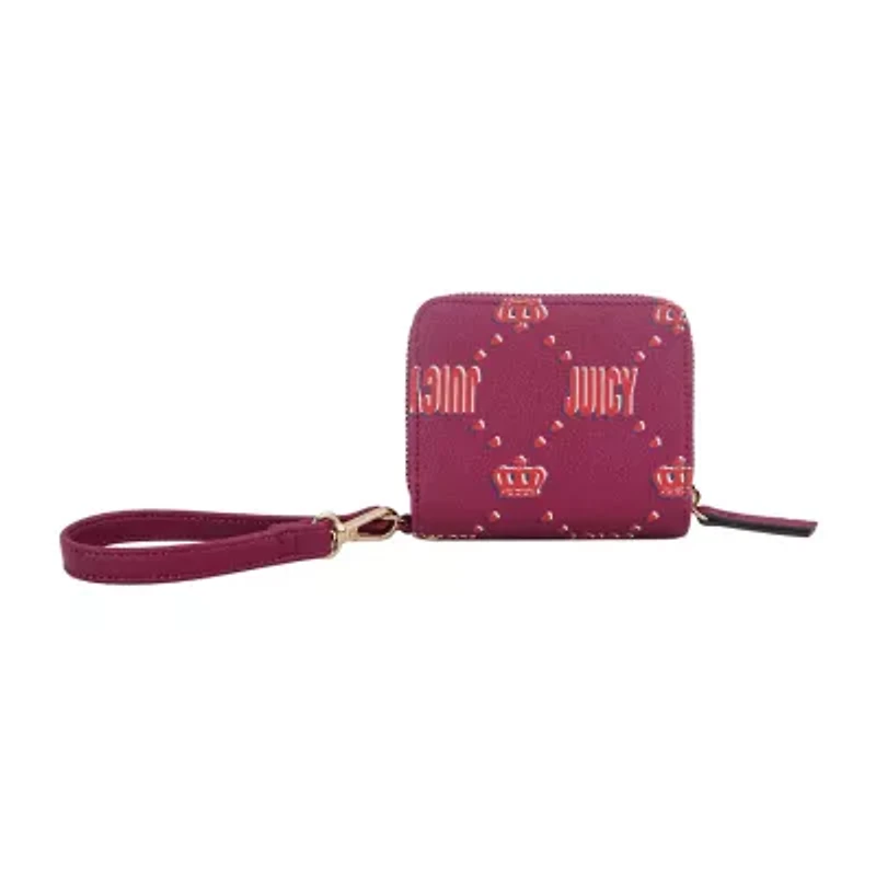 Juicy By Juicy Couture Pop Princess Small Zip Around Womens Flip Fold Wallet