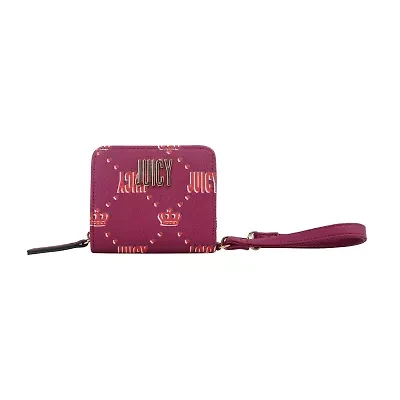 Juicy By Juicy Couture Pop Princess Small Zip Around Womens Flip Fold Wallet