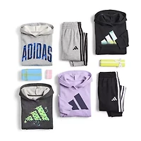 adidas Big Kid Girls Long Sleeve Fleece Active Hoodie