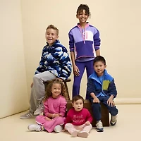 Xersion Little & Big Kid Girls Mock Neck Long Sleeve Active Quarter-Zip Pullover