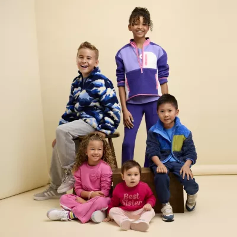 Xersion Little & Big Kid Girls High Rise Flare Regular Fit Pull-On Pant