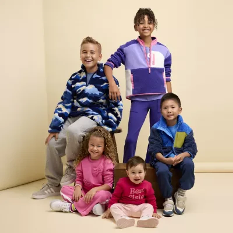 Xersion Little & Big Kid Girls High Rise Flare Regular Fit Pull-On Pant