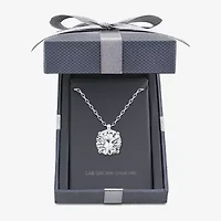 Grown Gorgeous (F, Vs2) Womens 2 1/4 CT. T.W. Lab-Grown Diamond 14K Gold or Platinum Round 18 Inch Pendant Necklace