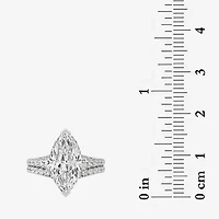 Grown Gorgeous (F,Vs2) Womens 3 5/8 Ct. T.W. Lab White Diamond 14K Gold or Platinum Marquise Side Stone Bridal Set