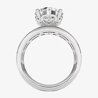 Grown Gorgeous Vs2, F Womens 4 1/4 CT. T.W. Lab White Diamond 14K Gold or Platinum Round Side Stone Bridal Set