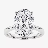 Grown Gorgeous (F, Vs2) Womens 3 1/2 CT. T.W Lab White Diamond 14K Gold or Platinum Oval Engagement Ring