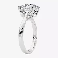 Grown Gorgeous (F, Vs2) Womens 3 1/2 CT. T.W Lab White Diamond 14K Gold or Platinum Oval Engagement Ring
