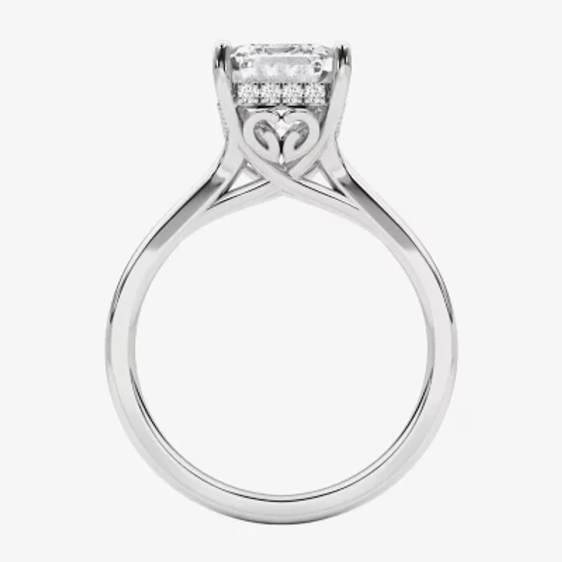 Grown Gorgeous F, Vs2 Womens 3 1/2 CT. T.W Lab White Diamond 14K Gold or Platinum Radiant-cut Engagement Ring