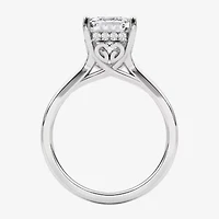 Grown Gorgeous F, Vs2 Womens 3 1/2 CT. T.W Lab White Diamond 14K Gold or Platinum Radiant-cut Engagement Ring