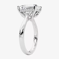 Grown Gorgeous F, Vs2 Womens 3 1/2 CT. T.W Lab White Diamond 14K Gold or Platinum Radiant-cut Engagement Ring