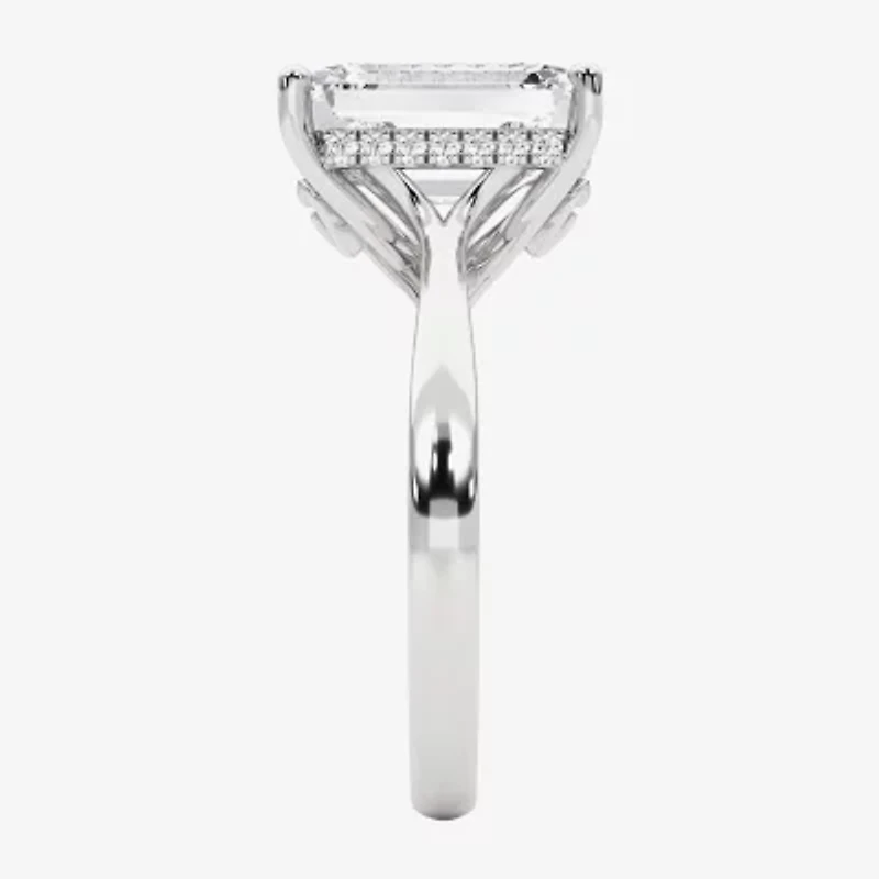 Grown Gorgeous F, Vs2 Womens 3 1/2 CT. T.W Lab White Diamond 14K Gold or Platinum Radiant-cut Engagement Ring