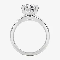 Grown Gorgeous (F,Vs2) Womens 3 3/8 Ct. Lab White Diamond 14K Gold or Platinum Round Solitaire Engagement Ring