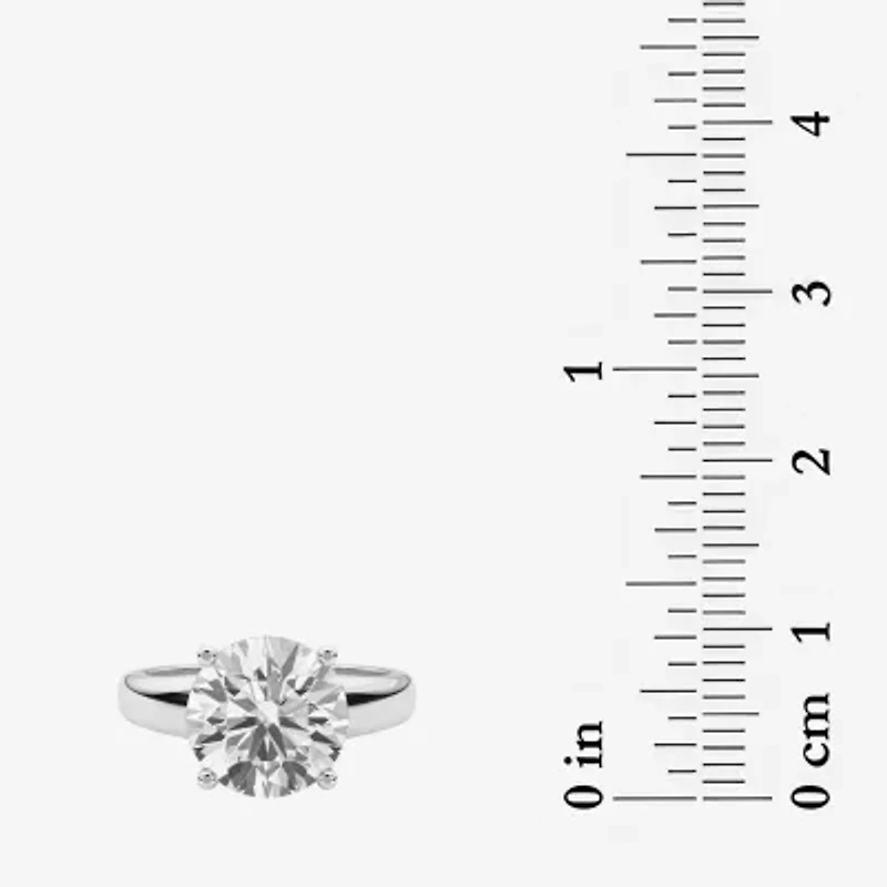 Grown Gorgeous (F,Vs2) Womens 3 3/8 Ct. Lab White Diamond 14K Gold or Platinum Round Solitaire Engagement Ring