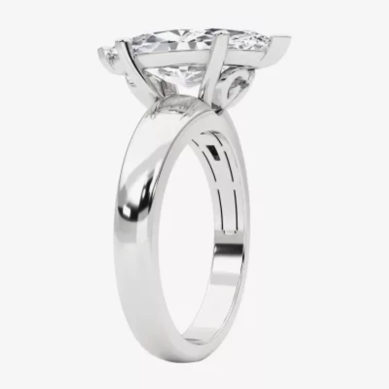 Grown Gorgeous (F,Vs2) Womens 3 3/8 Ct. Lab White Diamond 14K Gold or Platinum Marquise Solitaire Engagement Ring