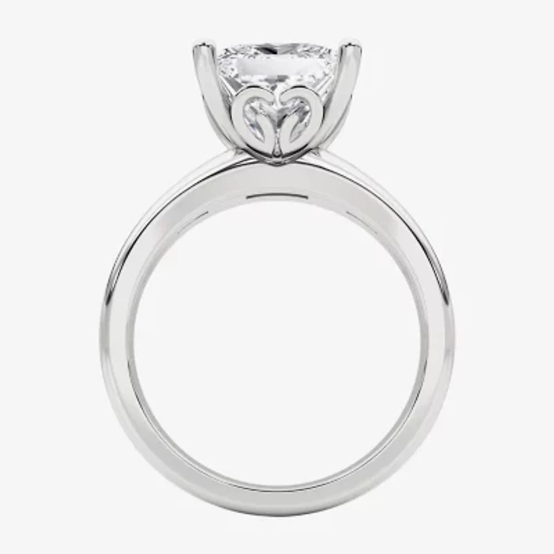 Grown Gorgeous (F,Vs2) Womens 3 3/8 Ct. Lab White Diamond 14K Gold or Platinum Princess-cut Solitaire Engagement Ring