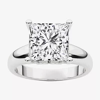 Grown Gorgeous (F,Vs2) Womens 3 3/8 Ct. Lab White Diamond 14K Gold or Platinum Princess-cut Solitaire Engagement Ring