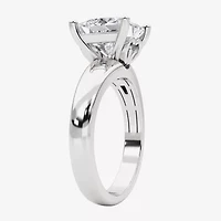 Grown Gorgeous (F,Vs2) Womens 3 3/8 Ct. Lab White Diamond 14K Gold or Platinum Princess-cut Solitaire Engagement Ring