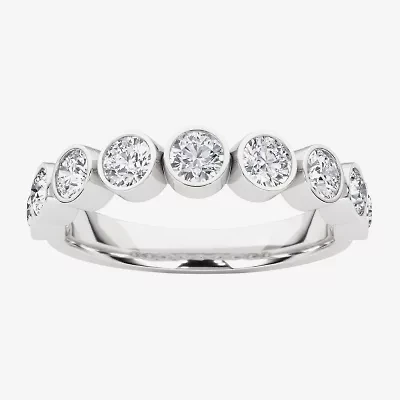 Grown Gorgeous Womens 2.5MM 1 CT. T.W. Lab White Diamond 14K Gold or Platinum Anniversary Wedding Band