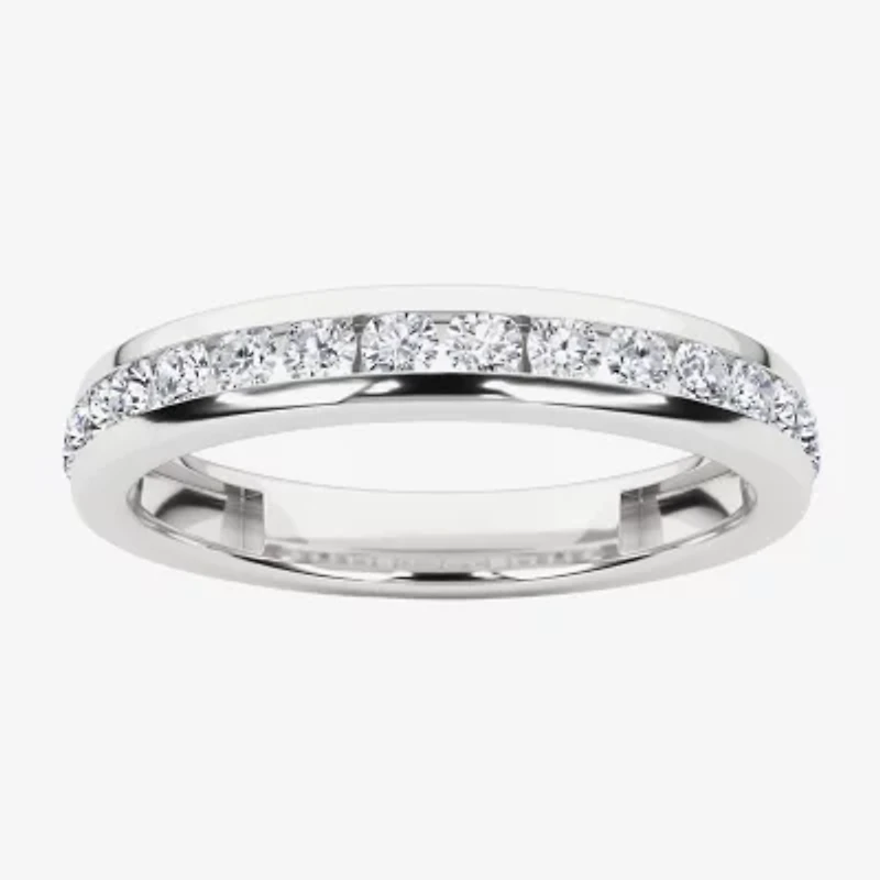 Grown Gorgeous (F, Vs2) Womens 1/2 CT. T.W. Lab White Diamond 14K Gold or Platinum Anniversary Wedding Band