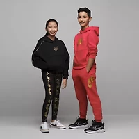 Nike Dri-Fit One Big Kid Girls Quick Dry Knit Active Slim Full Length Leggings