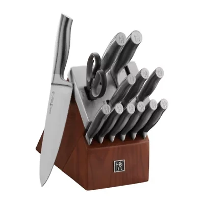 Henckels International Graphite -Pc. Self Sharpening Knife Block Set
