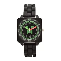 Minecraft Boys Black Strap Watch Min9011jc