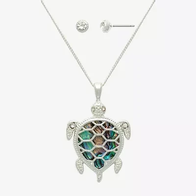Mixit Womens Cubic Zirconia Hypoallergenic 2-pc. Jewelry Set