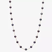 Womens 10K Gold 18 Inch Strand Necklace