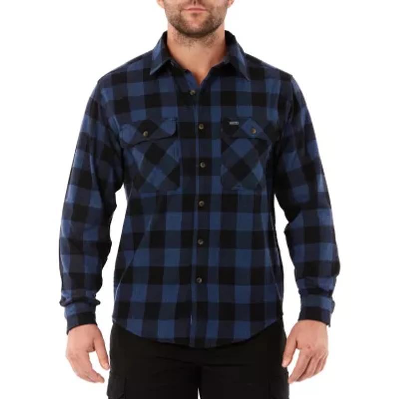 Smiths Workwear Mens Long Sleeve Regular Fit Flannel Shirt