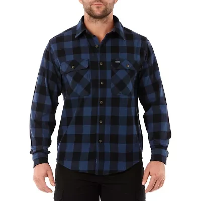 Smiths Workwear Mens Long Sleeve Regular Fit Flannel Shirt