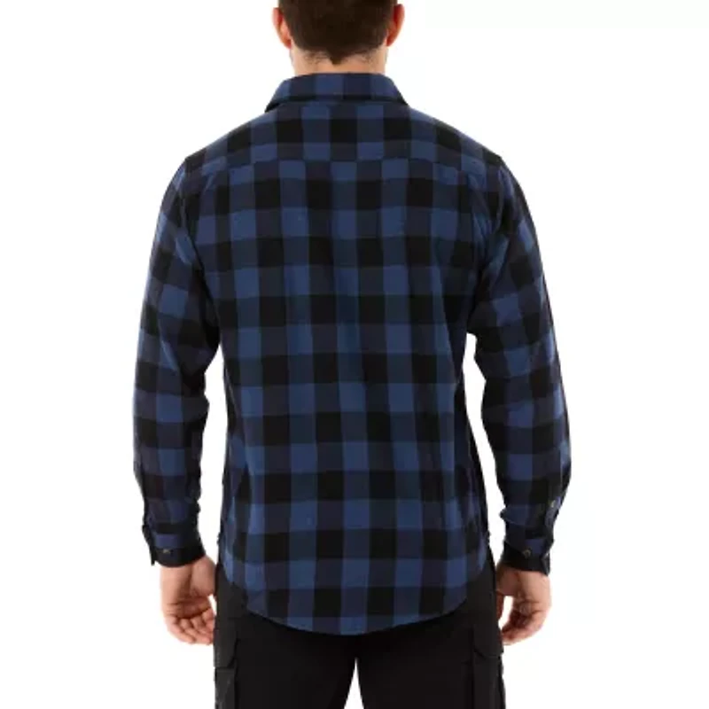 Smiths Workwear Mens Long Sleeve Regular Fit Flannel Shirt