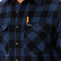 Smiths Workwear Mens Long Sleeve Regular Fit Flannel Shirt
