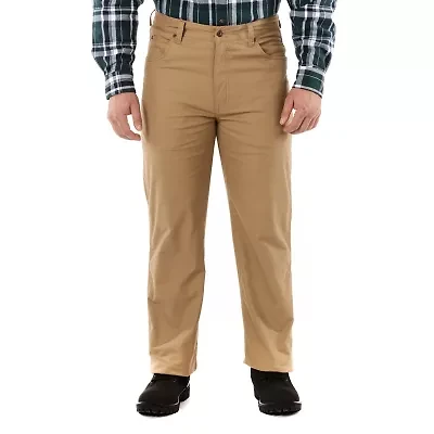 Smiths Workwear Print Fleece Lined 5 Pocket Canvas Mens Regular Fit Pant