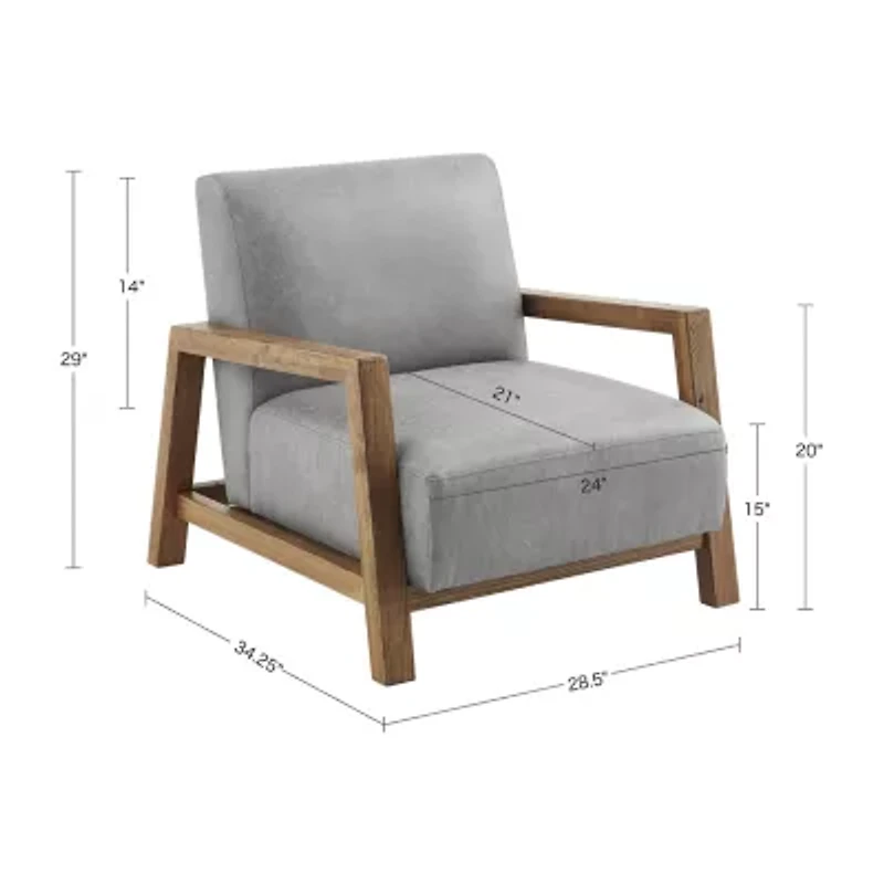 INK+IVY Easton Living Room Collection Upholstered Armchair