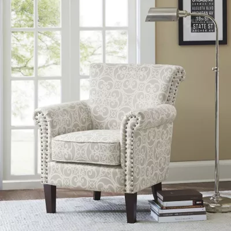 Madison Park Miri Natural Club Chair