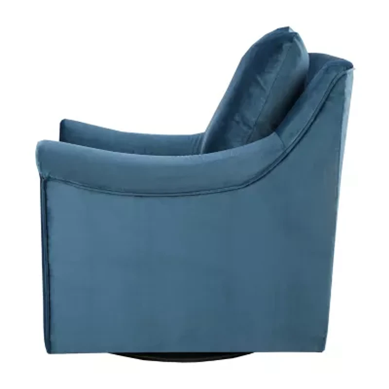 Madison Park Morton Upholstered Swivel Armchair