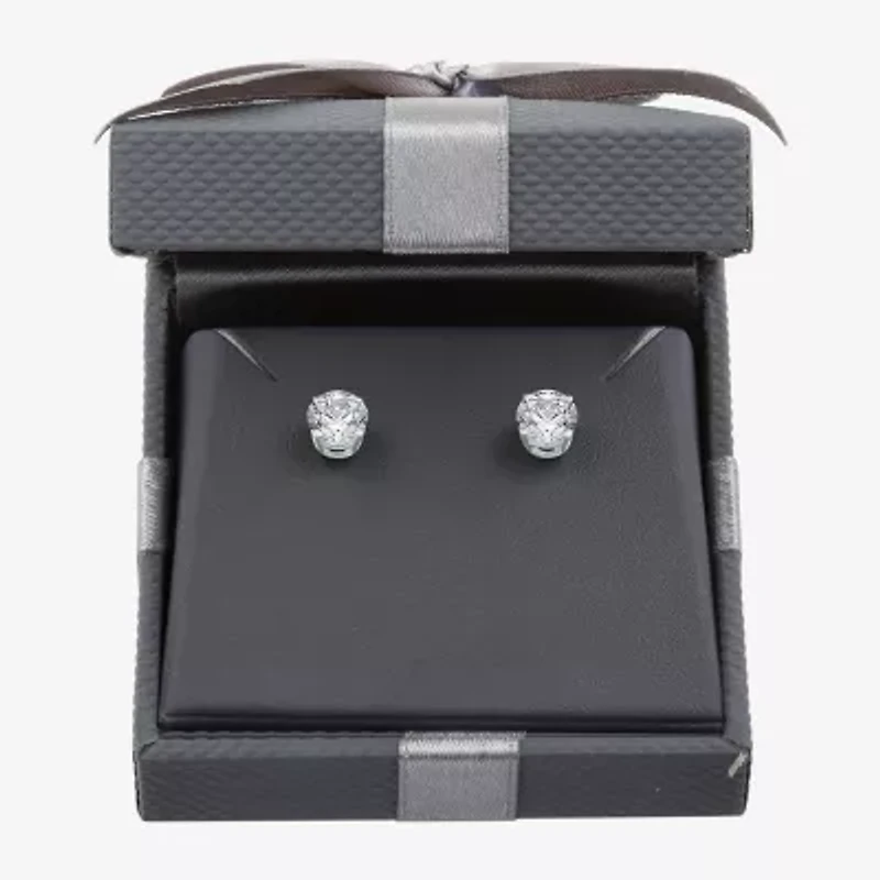 Ever Star (G / SI1-SI2) CT. T.W. Lab-Grown Diamond 10K or 14K Gold Round Stud Earrings