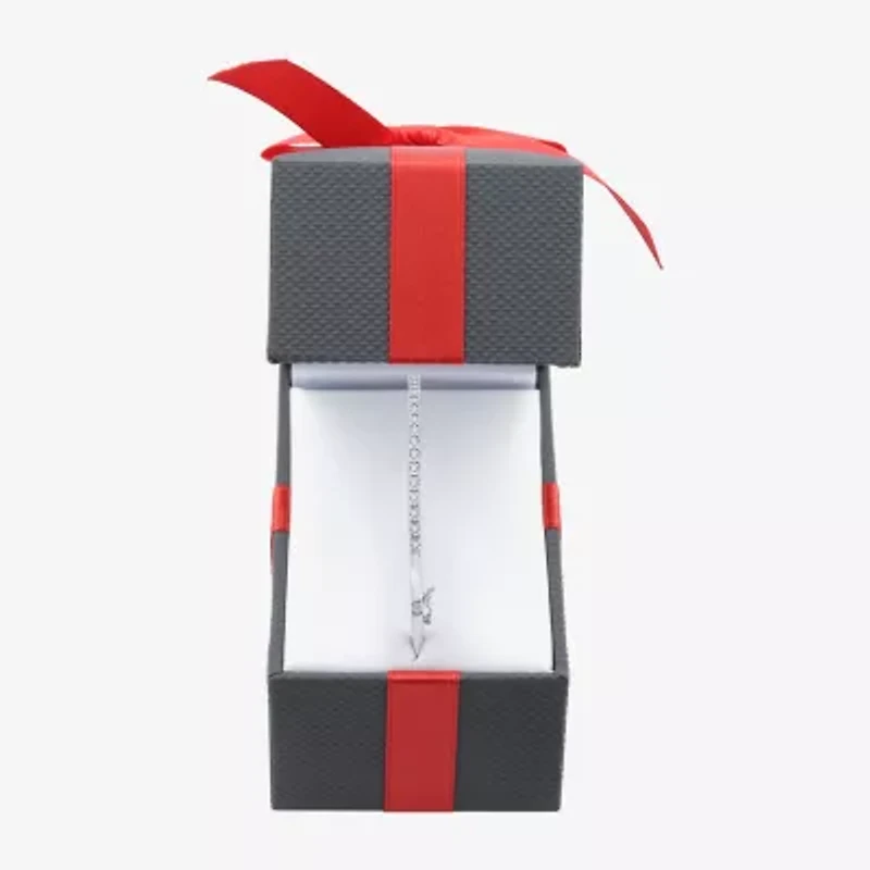 Womens 1/4 CT. T.W. Natural White Diamond Sterling Silver Bangle Bracelet