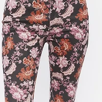 Forever 21 Womens Flare Mid Rise Juniors Pull-On Pant