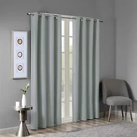 Madison Park Arlie Grommet Top Energy Saving Blackout Single Curtain Panel