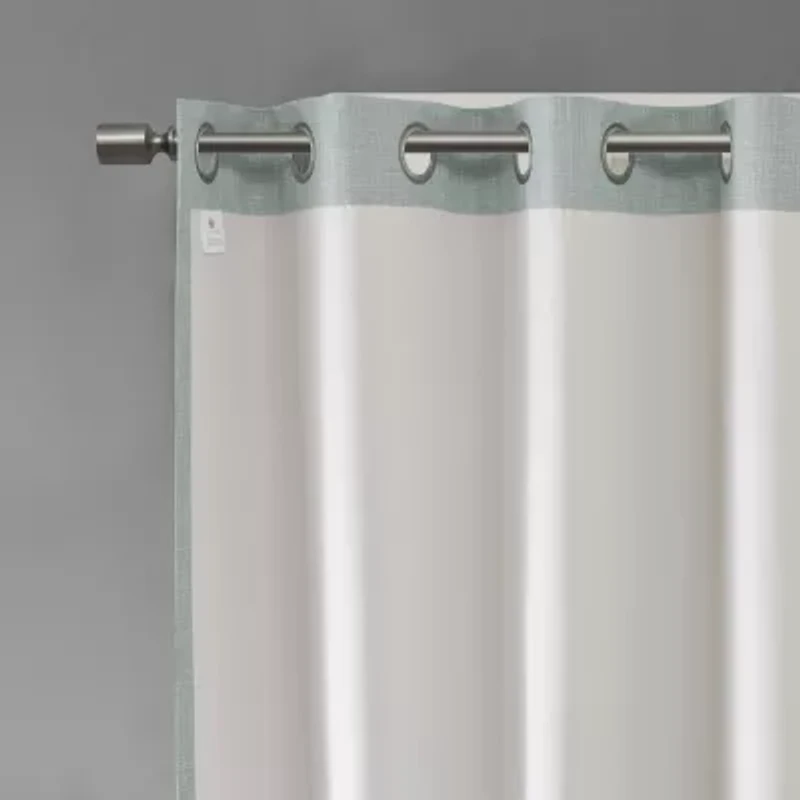Madison Park Arlie 100"W X 84"L Energy Saving Blackout Grommet Top Patio Door Curtain