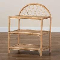 Redell Wood 3-Shelf Standard Bookshelf