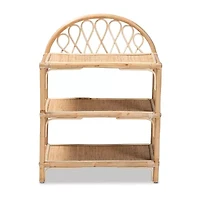 Redell Wood 3-Shelf Standard Bookshelf